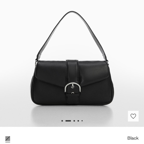 Mango Handbags - Unique Mango Black Crossbody Bag NWOT
